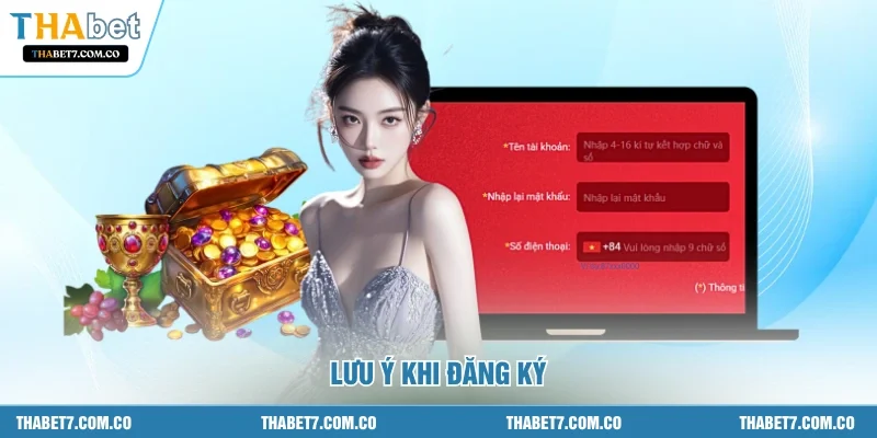 Lưu ý khi đăng ký